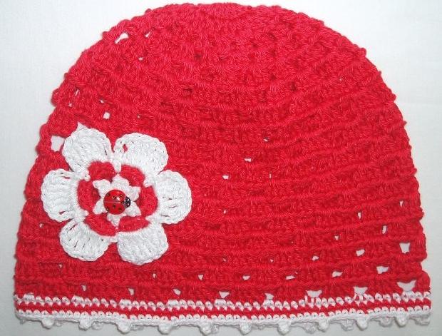 Háčkovaná čepička 618