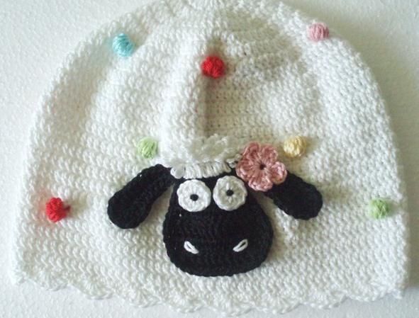 Háčkovaná čepička 618