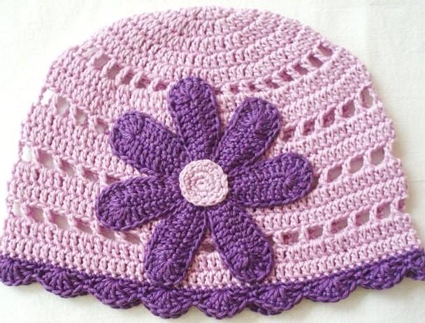 Háčkovaná čepička 618