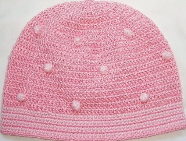 Háčkovaná čepička 618