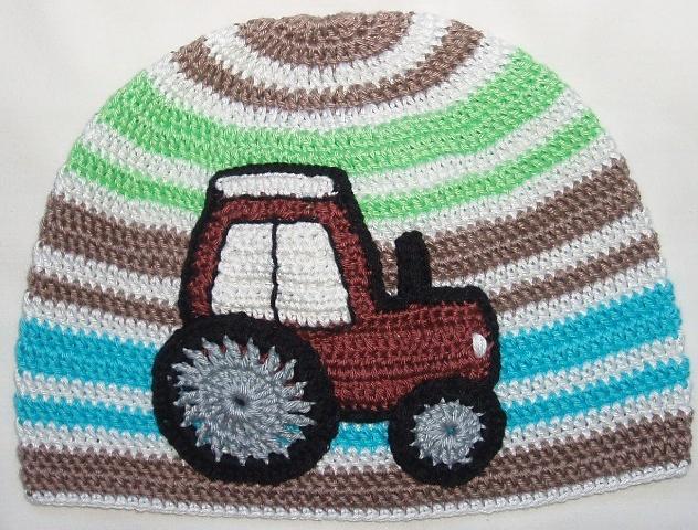 Háčkovaná čepička 618