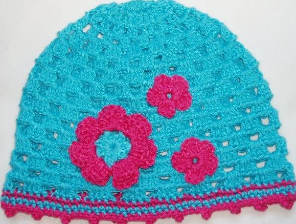 Háčkovaná čepička 618