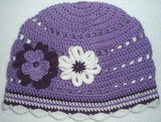 Háčkovaná čepička 618