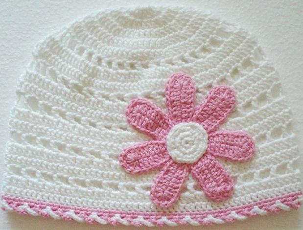 Háčkovaná čepička 618