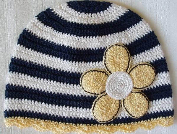 Háčkovaná čepička 618