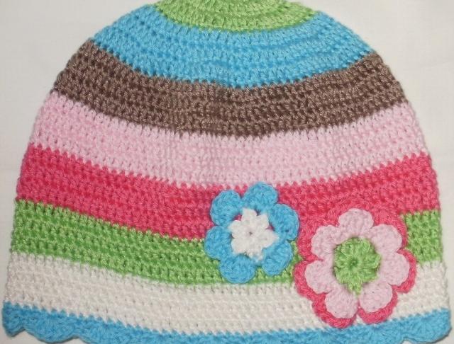 Háčkovaná čepička 618