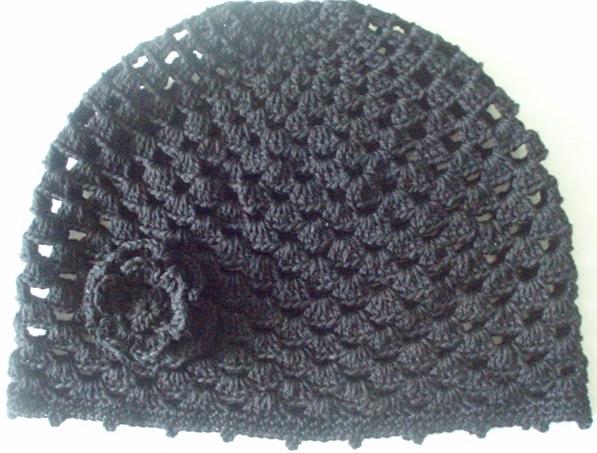 Háčkovaná čepička 618