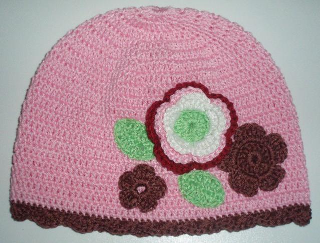 Háčkovaná čepička 618