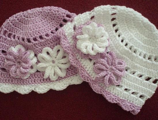 Háčkovaná čepička 618