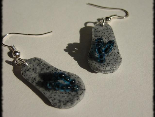 Šité čtverečky - aquamarineAB