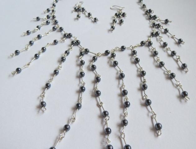 Šité čtverečky - aquamarineAB