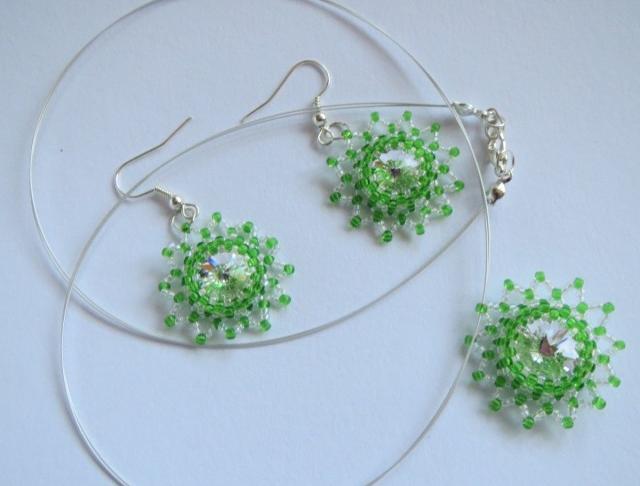 Šité čtverečky - aquamarineAB