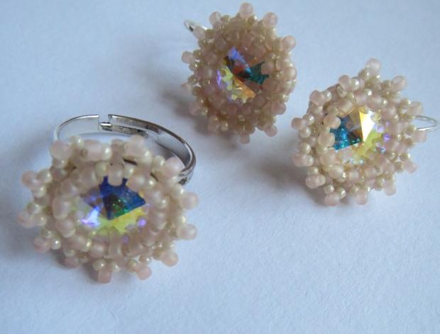 Šité čtverečky - aquamarineAB