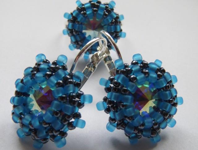 Šité čtverečky - aquamarineAB