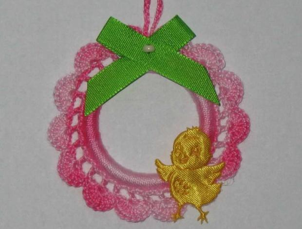 Velikonoční kroužky s kuřátky