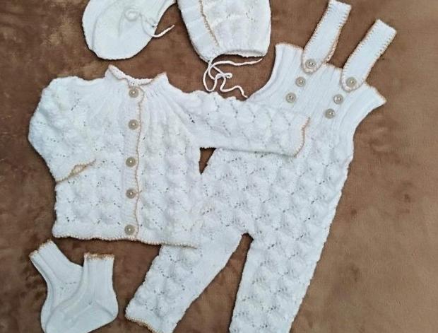 Kojenecká soupravička 64-68 dárek čepička pletení pletené miminko mimino svetřík soupravička komplet bačkůrky rukavičky kojenec novorozeně kojenecká soupravička novorozenecká kompletek 