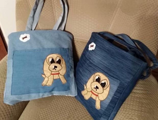 Háčkovaná bílá se srdíčky - 50cm