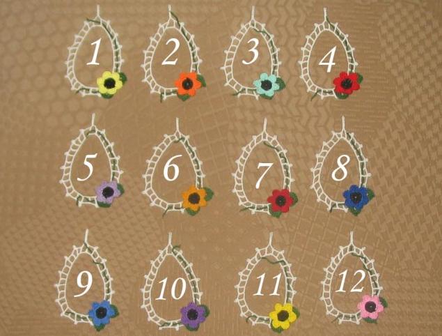 Háčkovaná bílá se srdíčky - 50cm