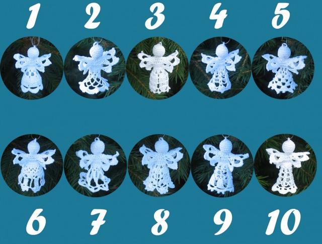 Háčkovaná bílá se srdíčky - 50cm