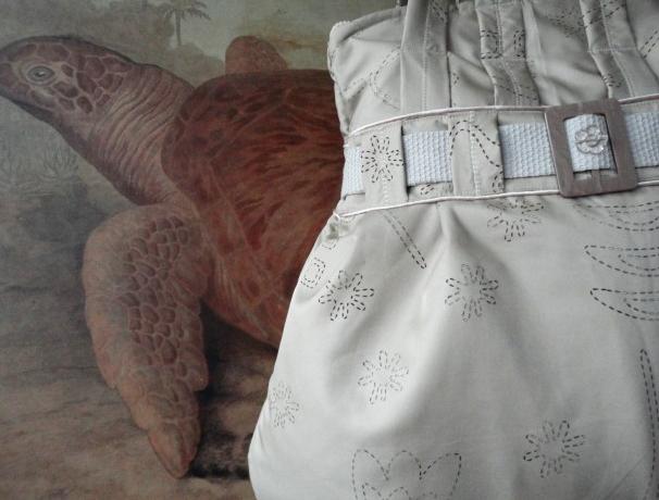 Pastelová originální korálky pásek velká elegantní květiny příroda ozdoba uši karabina podšívka zip kapsa pastelová pevná ušité žeton 
