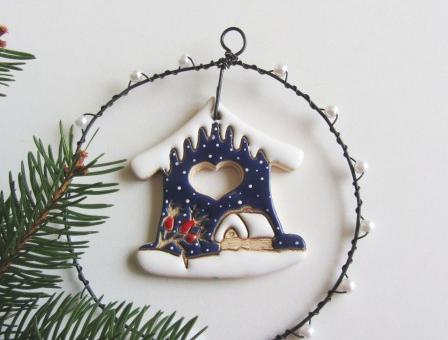 Vánoční ozdoba - Větrný mlýn