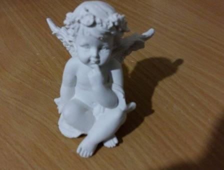 andělka v křídle -svícen