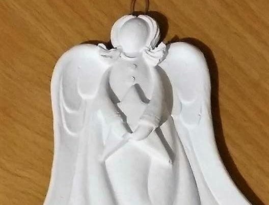 andělka v křídle -svícen