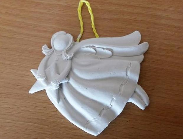 andělka v křídle -svícen