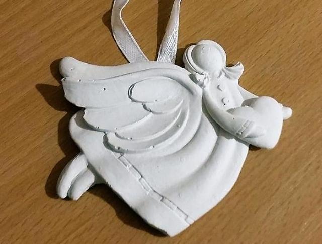 andělka v křídle -svícen