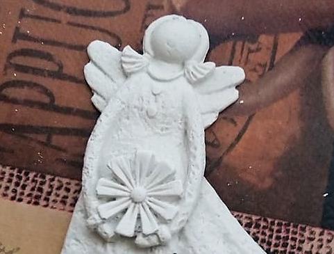 andělka v křídle -svícen