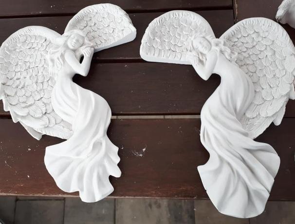 andělka v křídle -svícen