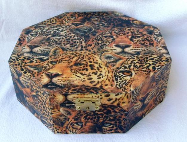 krabička-šelmy-osmiboká krabička decoupage grunterka šperkovnice šelma šelmy 