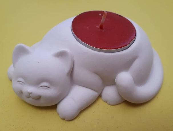 andělka v křídle -svícen