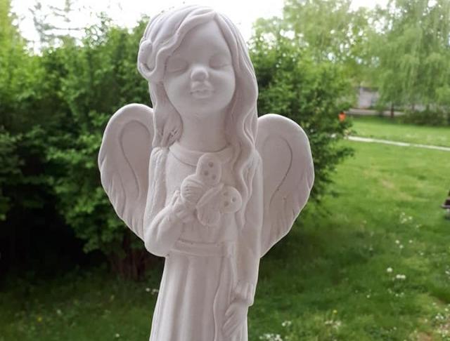 andělka v křídle -svícen