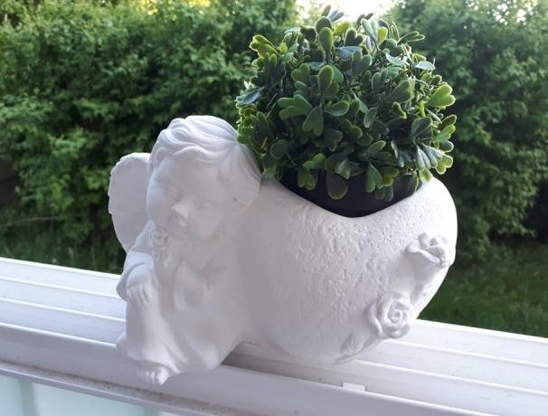 andělka v křídle -svícen