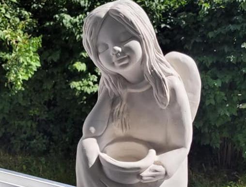 andělka v křídle -svícen