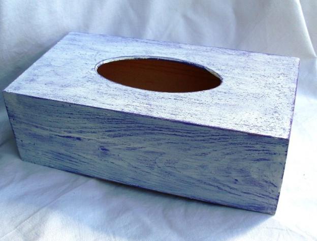 na kapesníky-fialová patina fialová krabička kapesníky krabice decoupage patina ubrousek grunterka kapesník ubrousky 