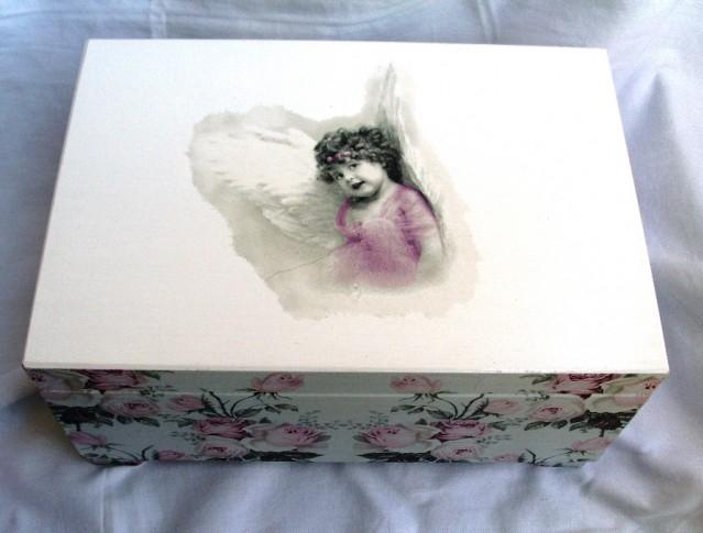 andělka v křídle -svícen