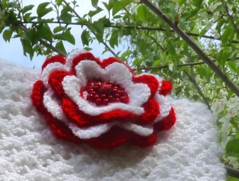 Pletený baret ve sv.hnědé barvě