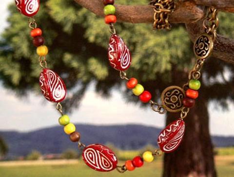 Pletený baret ve sv.hnědé barvě