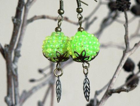 Pletený baret ve sv.hnědé barvě