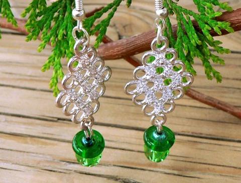 Pletený baret ve sv.hnědé barvě