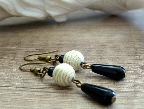 Pletený baret ve sv.hnědé barvě