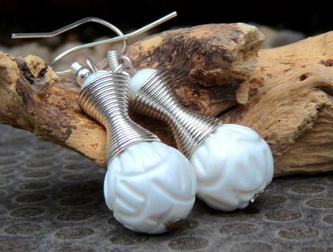 Pletený baret ve sv.hnědé barvě