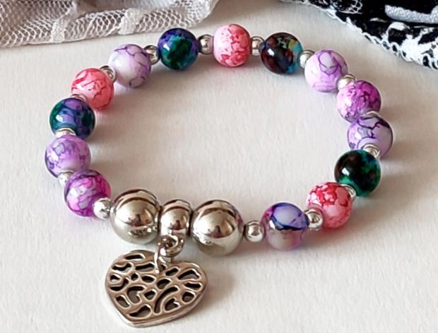 Pletený baret ve sv.hnědé barvě