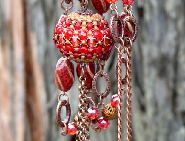 Pletený baret ve sv.hnědé barvě