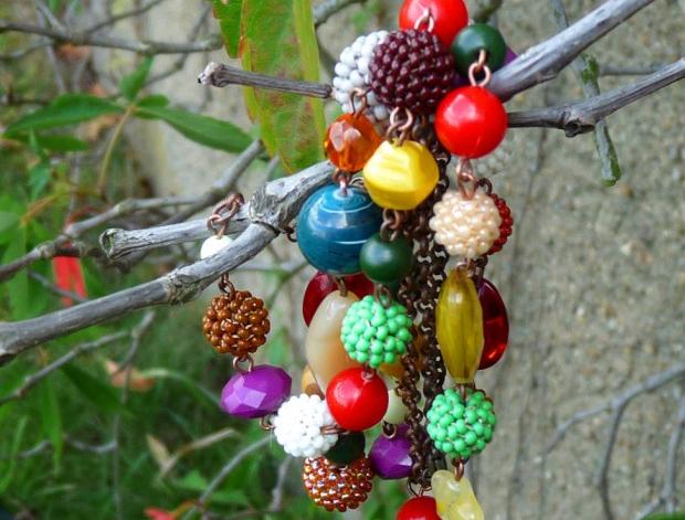 Pletený baret ve sv.hnědé barvě