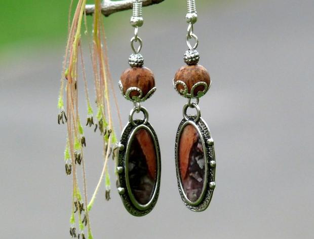 Pletený baret ve sv.hnědé barvě