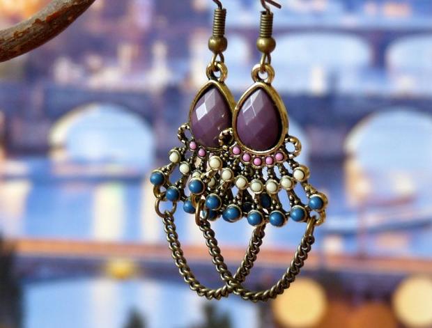 Pletený baret ve sv.hnědé barvě