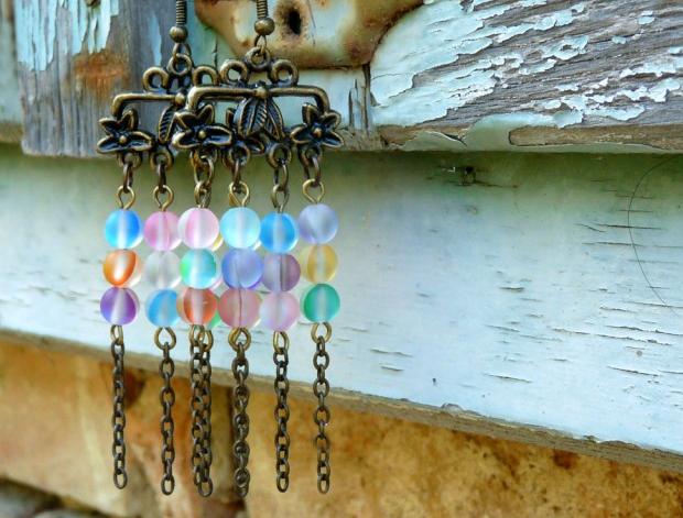 Pletený baret ve sv.hnědé barvě